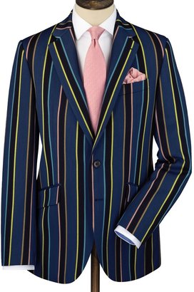 Charles Tyrwhitt Blue stripe classic fit boating blazer