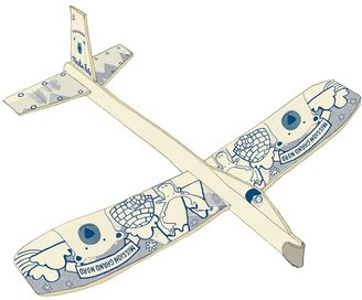 Moulin Roty Blue Wooden Plane