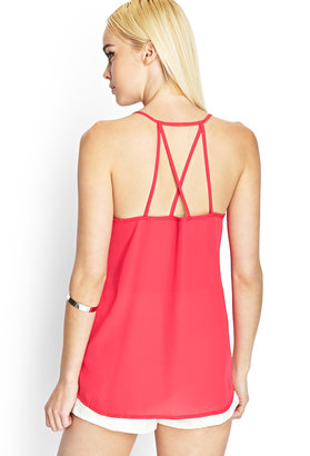 Forever 21 Strappy Woven Cami Top
