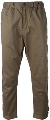 White Mountaineering cropped trousers