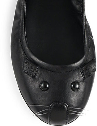 Marc by Marc Jacobs Mouse Leather Ballet Flats