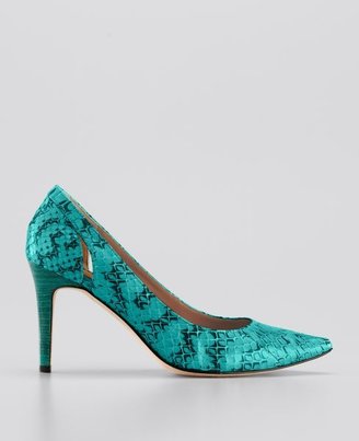 Ann Taylor Perfect Exotic Leather Pointy Pumps