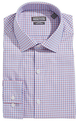 Kenneth Cole Reaction Slim Fit Checkered Shirt --