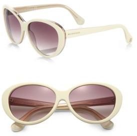 Balenciaga Modern Round Cat's-Eye Sunglasses