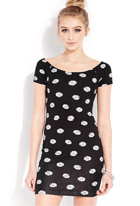 Forever 21 Throwback Blooms Bodycon Dress
