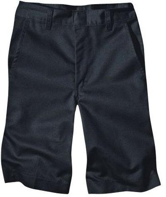 Dickies Dickie's Flat Front Uniform Shorts (Kid) - Black-6 Regular