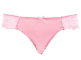 Charlotte Russe Cut-Out Butterfly Lace Thong Panties
