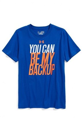 Under Armour 'You Can Be My Backup' Charged Cotton® T-Shirt (Big Boys)
