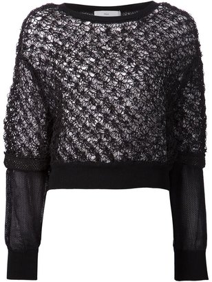 Toga tangled cropped sweater