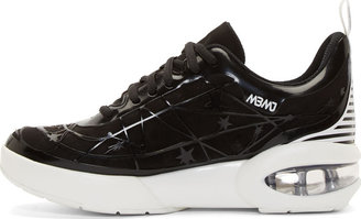 Marc by Marc Jacobs Black Star Swirl Embossed Platform Sneakers
