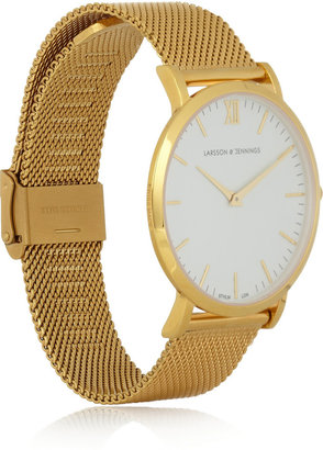 Camilla And Marc Larsson & Jennings CM gold-plated watch