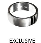 Seven London Sterling Silver Band Ring Exclusive To Asos