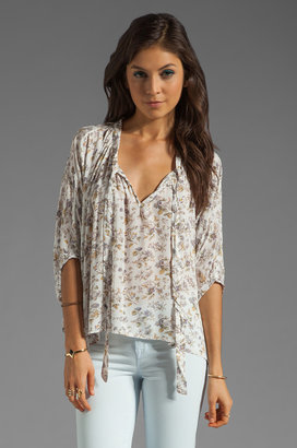 Lucca Couture Oversized Floral Top
