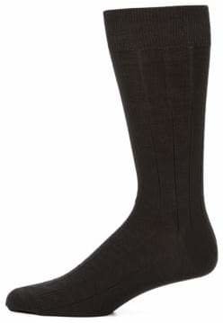 Saks Fifth Avenue Stretch-Wool Dress Socks