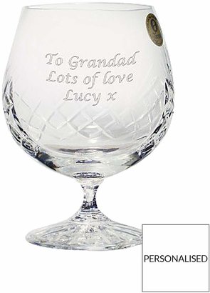 Personalised Crystal Brandy Glass