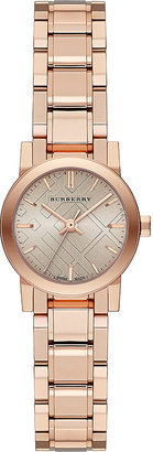 Burberry The City BU9228 rose gold-toned stainless steel watch