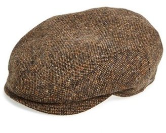 Wigens 'Wilhelm' Donegal Tweed Driving Cap
