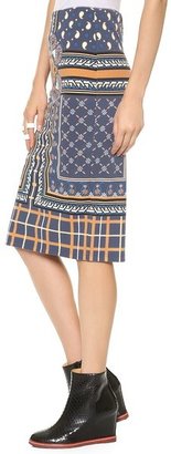 Emma Cook Paisley Scarf Skirt