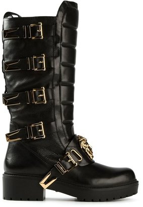 Versace Medusa boots