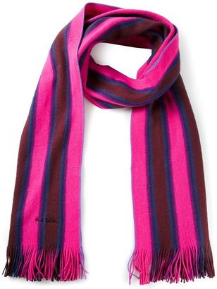 Paul Smith striped knit scarf