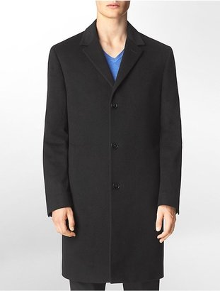 Calvin Klein Mens Cashmere Topcoat Jacket