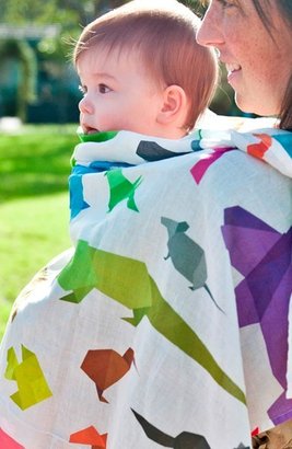 The Little Linen Company 'Weegoamigo' Muslin Swaddle Blanket (Baby)