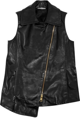 Hampton Sun Bouchra Jarrar Leather vest