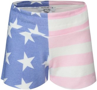 Wildfox Couture Kids Girls 'Miss America' Rayon Shorts