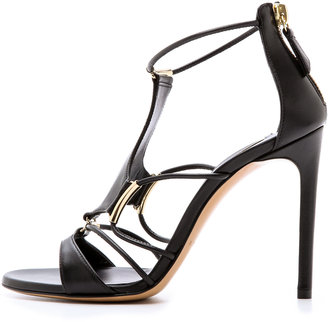 Casadei Corded Sandals with Hardware