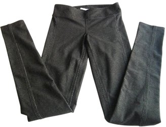 Diane von Furstenberg Black Cotton Trousers