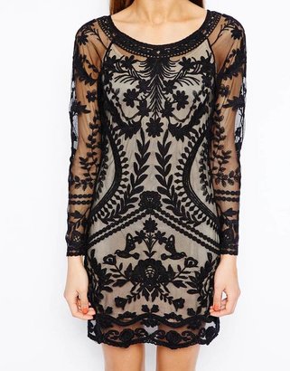 Goldie All Over Lace Bodycon Dress