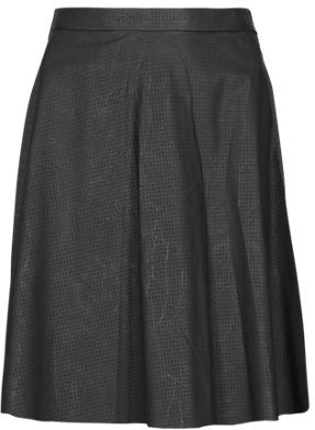 Marks and Spencer M&s Collection Punch Hole Skater A-Line Skirt