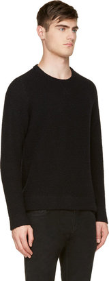 A.P.C. Black Bouclé Yoko Sweater