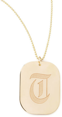 Chicco Zoe Rounded Rectangle Initial Pendant Necklace