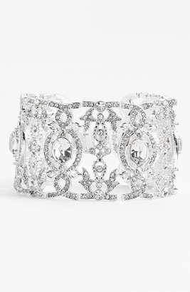 Nina 'Angelica' Wide Crystal Line Bracelet