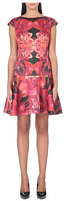 Ted Baker Jungle orchid dropped waist dress