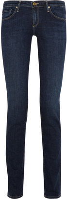 AG Jeans Aubrey low-rise skinny-straight jeans