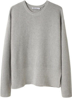 Alexander Wang T by Boxy Crewneck Pullover