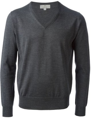 Canali v-neck sweater