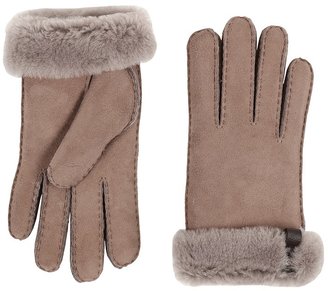 UGG Tenney Glove with Leather Trim Dress Gloves