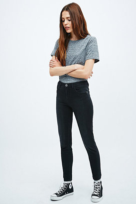 BDG Mid-Rise Ankle Cigarette Jeans in Washed Black