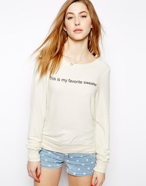 Wildfox Couture My Favourite Sweater - Beige