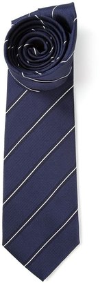 Etro striped pointed tip tie
