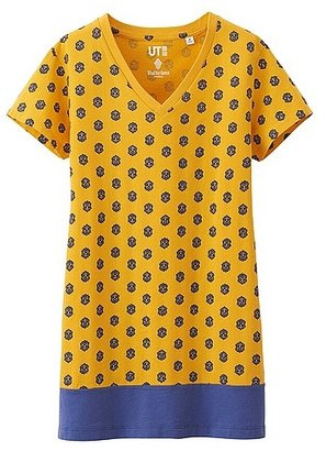 Uniqlo WOMEN Valdrome V-Neck Short Sleeve T-Shirt