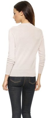 L'Agence Long Sleeve Braid Sweater
