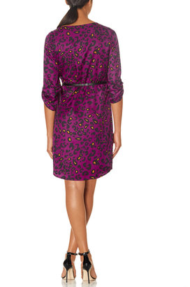 The Limited Belted Leopard Print Dress