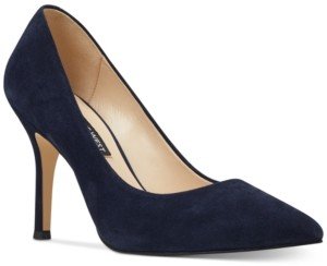 nine west navy blue heels
