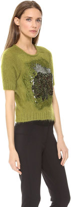 Alberta Ferretti Collection Short Sleeve Sweater