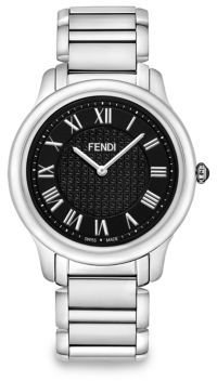 Fendi Classico Large Stainless Steel Bracelet Watch