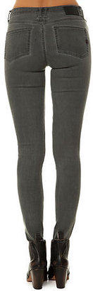 Comune The Naomi Mid Rise Skinny Jeans in Navy Gray